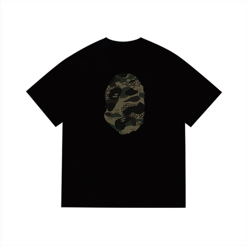 BAPE Green Camo Ape Head Graphic T-Shirt — back