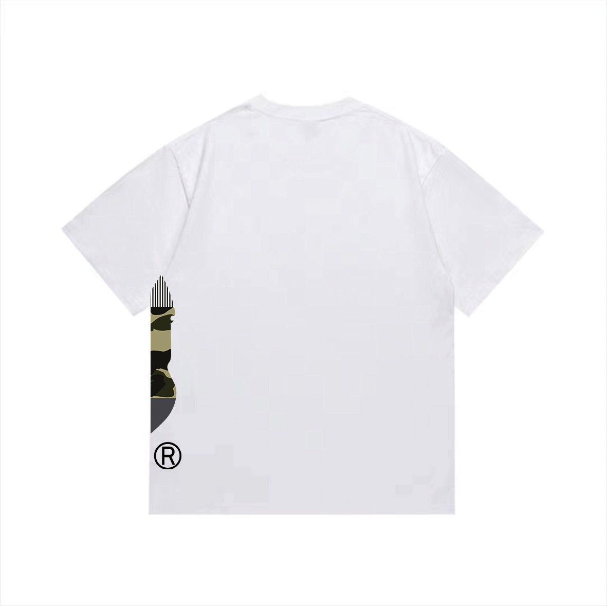 BAPE Camo Ape Face Graphic Short-Sleeve T-Shirt — back