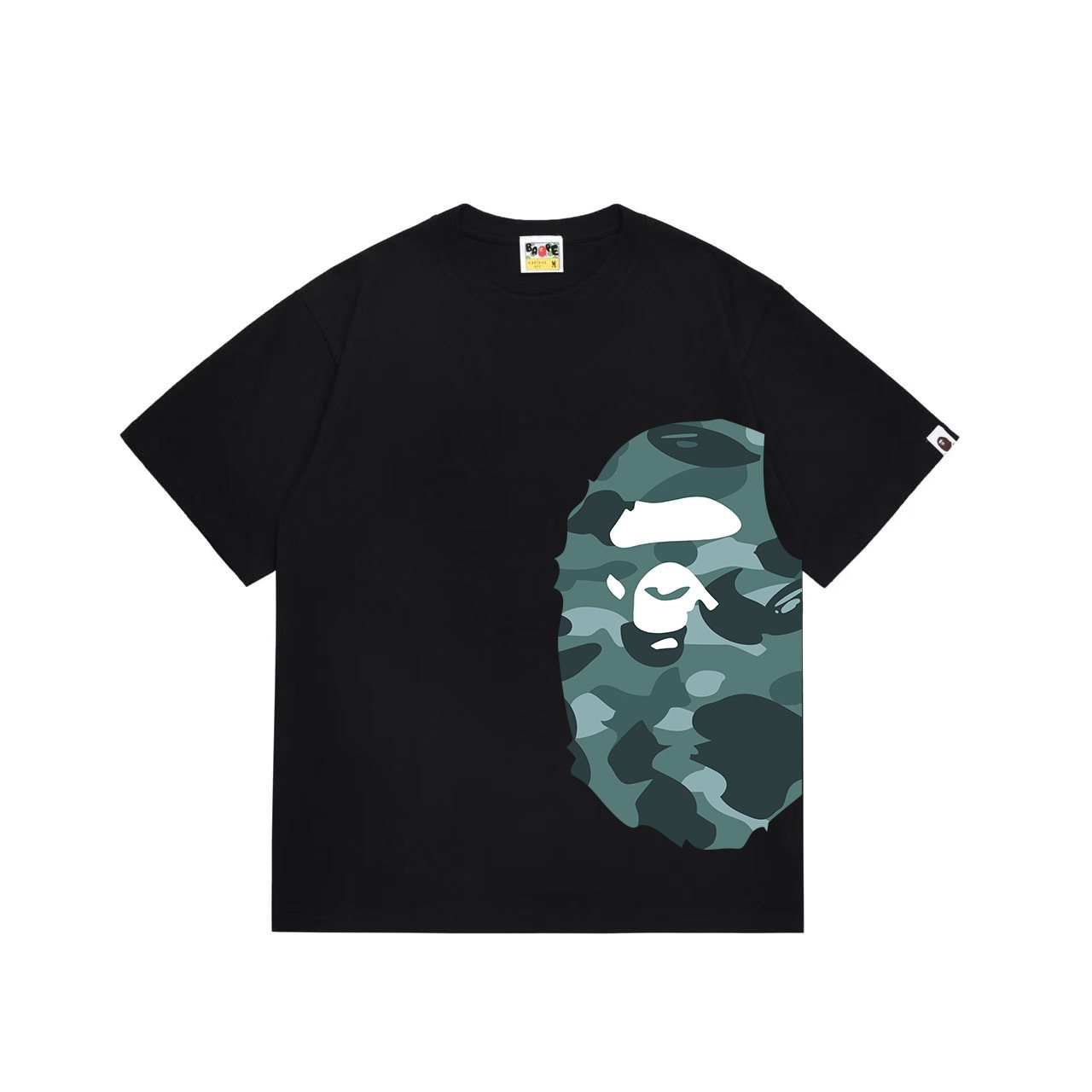BAPE Camo Ape-Head Side Graphic T-Shirt — front