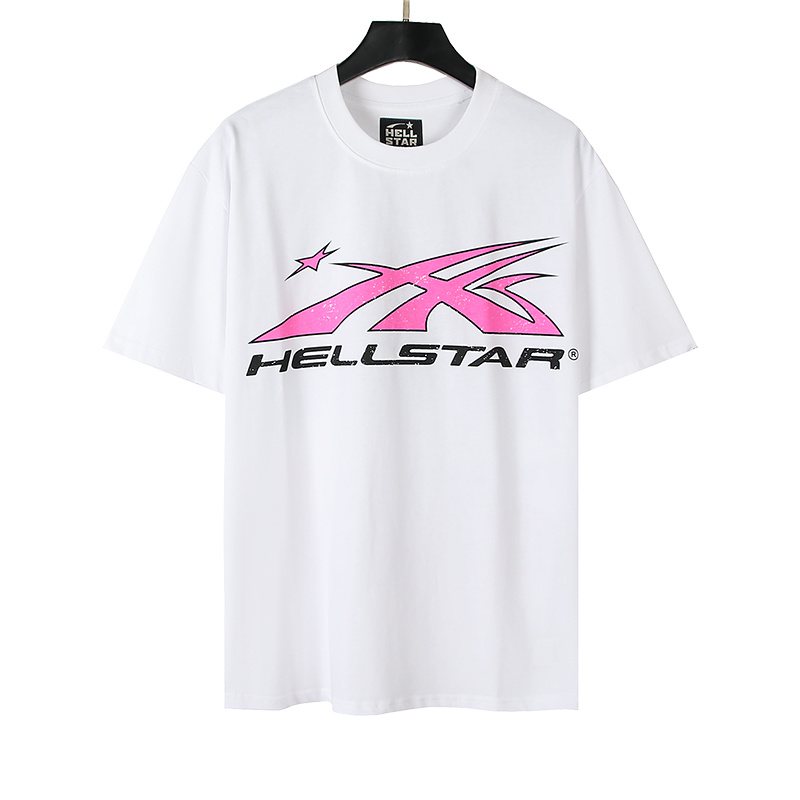 Hellstar Pink & Black Graphic T-Shirt — hero