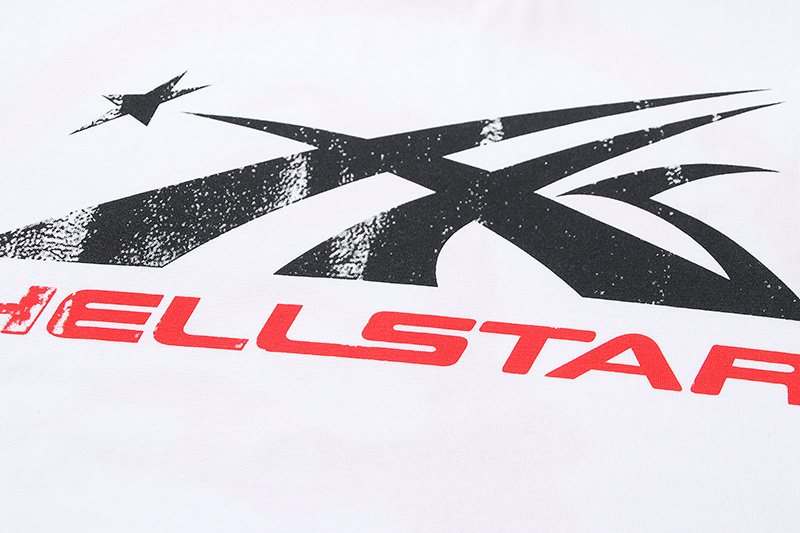Hellstar Black & Red Graphic Short-Sleeve T-Shirt — detail