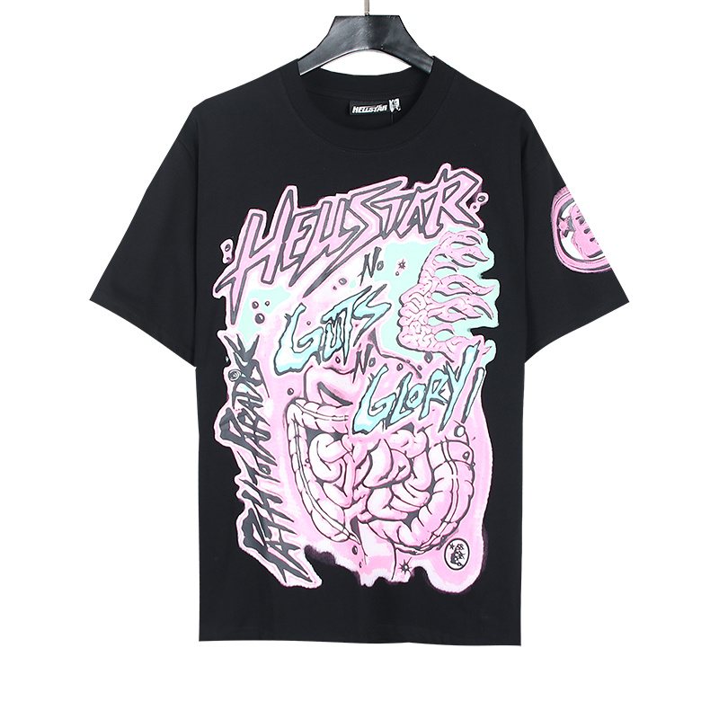 Hellstar No Guts No Glory Graphic T-Shirt — front