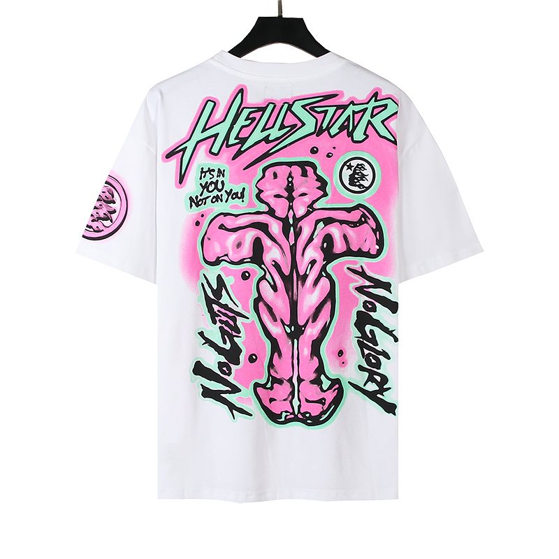 Hellstar No Guts No Glory Graphic T-Shirt — back