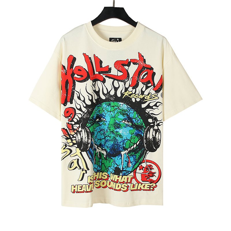 Hellstar Records Earth Graphic Short-Sleeve T-Shirt — hero