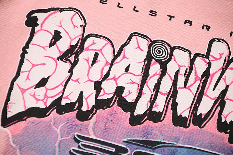 Hellstar Brainwashed 3005 World Tour Graphic T-Shirt — detail