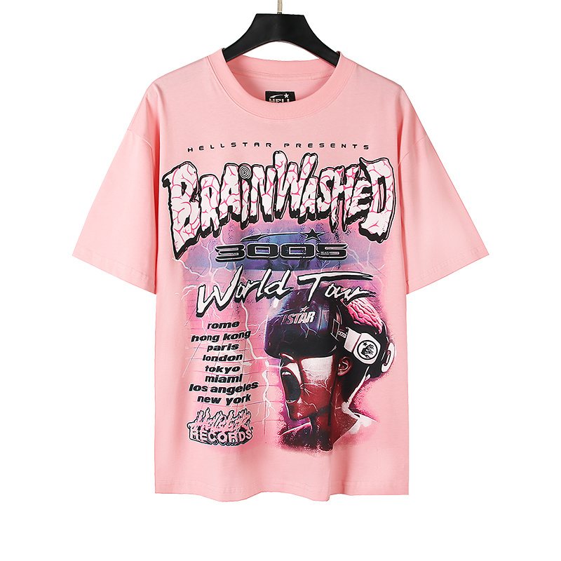 Hellstar Brainwashed 3005 World Tour Graphic T-Shirt — hero