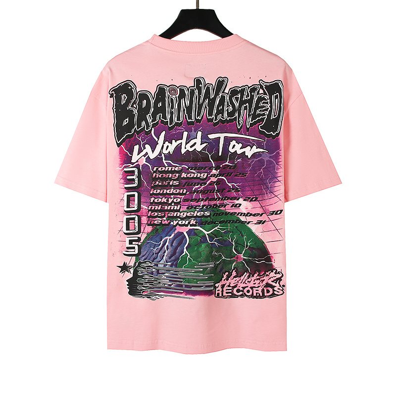 Hellstar Brainwashed 3005 World Tour Graphic T-Shirt — back