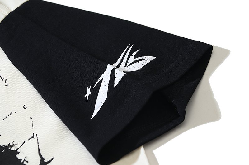 Hellstar 777 Face Graphic Contrast T-Shirt — detail