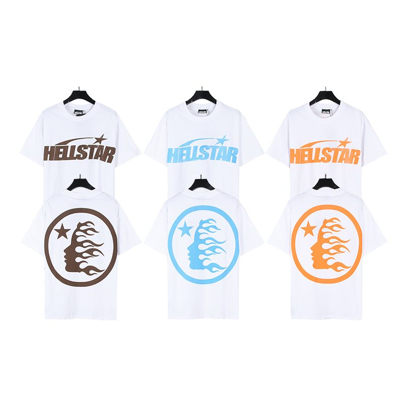Hellstar Circular Back Graphic Short-Sleeve T-Shirt — comparison