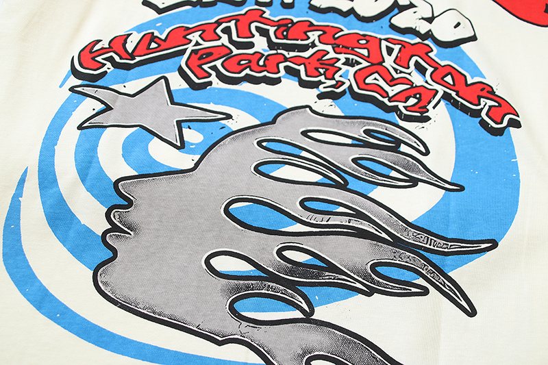 Hellstar Front & Back Graphic Short-Sleeve T-Shirt — detail