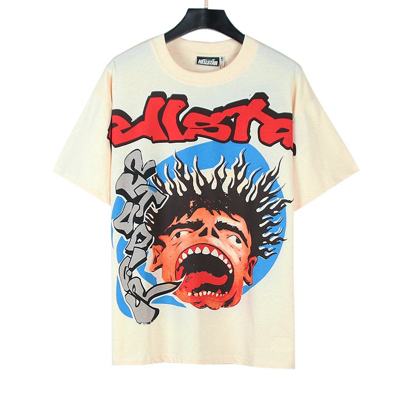 Hellstar Front & Back Graphic Short-Sleeve T-Shirt — front