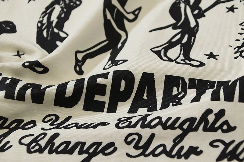 Hellstar Skull Flame Graphic T-Shirt — detail