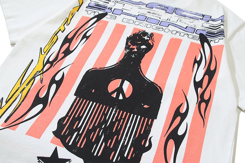 Hellstar Photo Graphic Short-Sleeve T-Shirt — detail