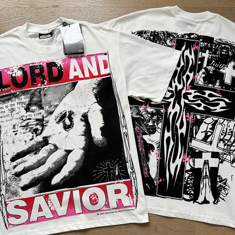 Hellstar Front & Back Graphic T-Shirt — context