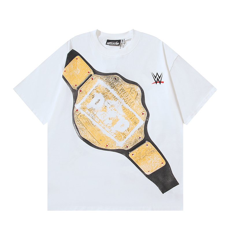 Hellstar Championship Belt Graphic T-Shirt — front