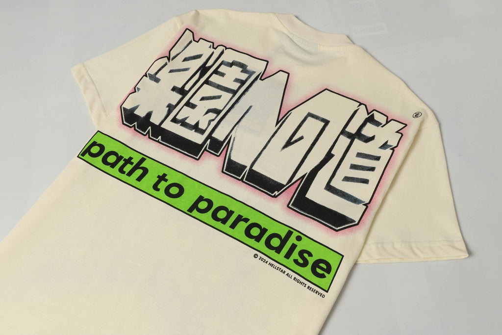 Hellstar Path to Paradise Star Graphic T-Shirt — detail