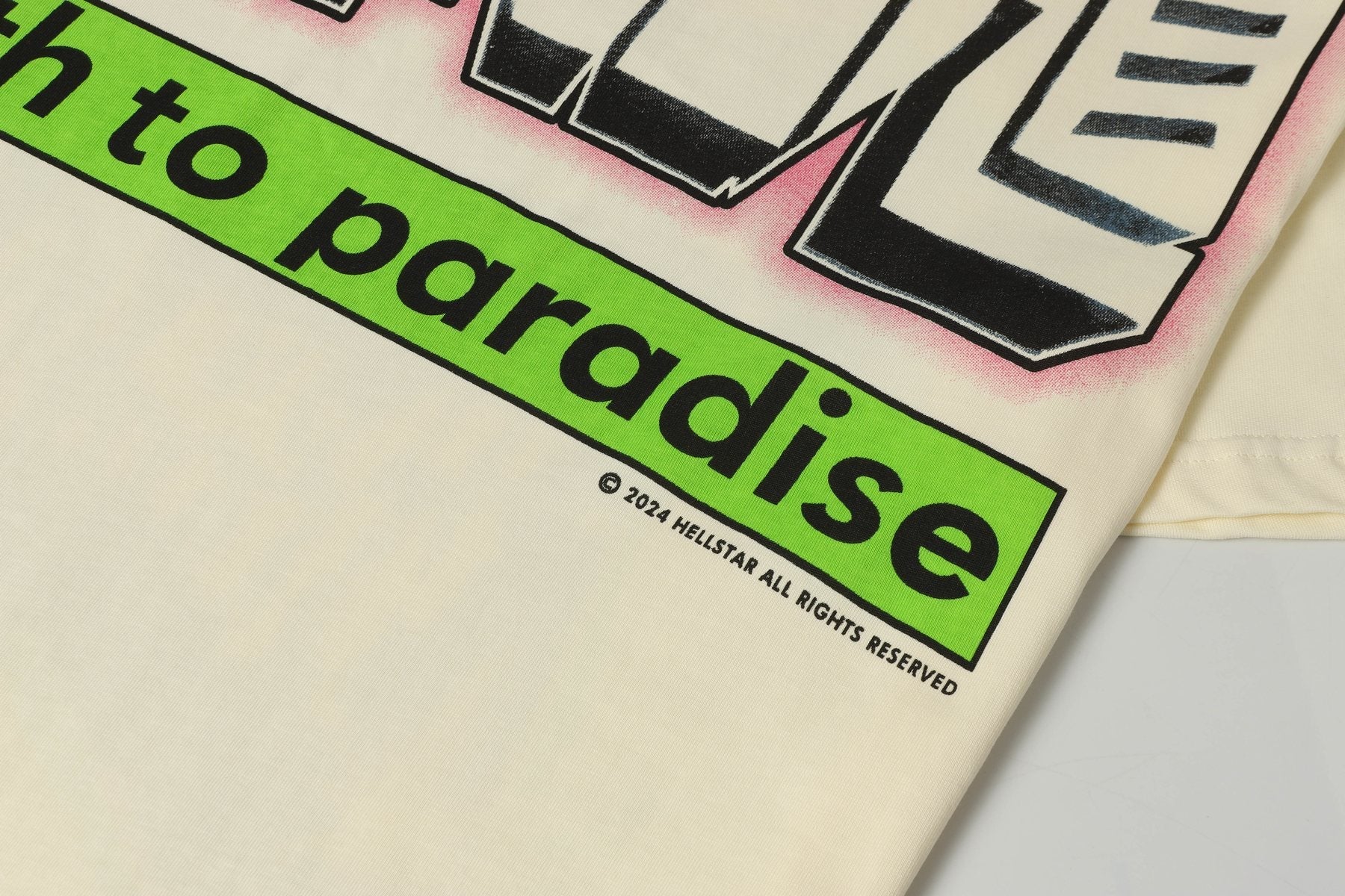 Hellstar Path to Paradise Star Graphic T-Shirt — detail