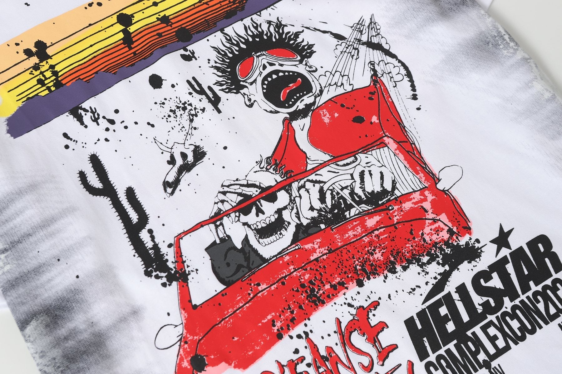 Hellstar Sin City Complexcon Graphic T-Shirt — detail