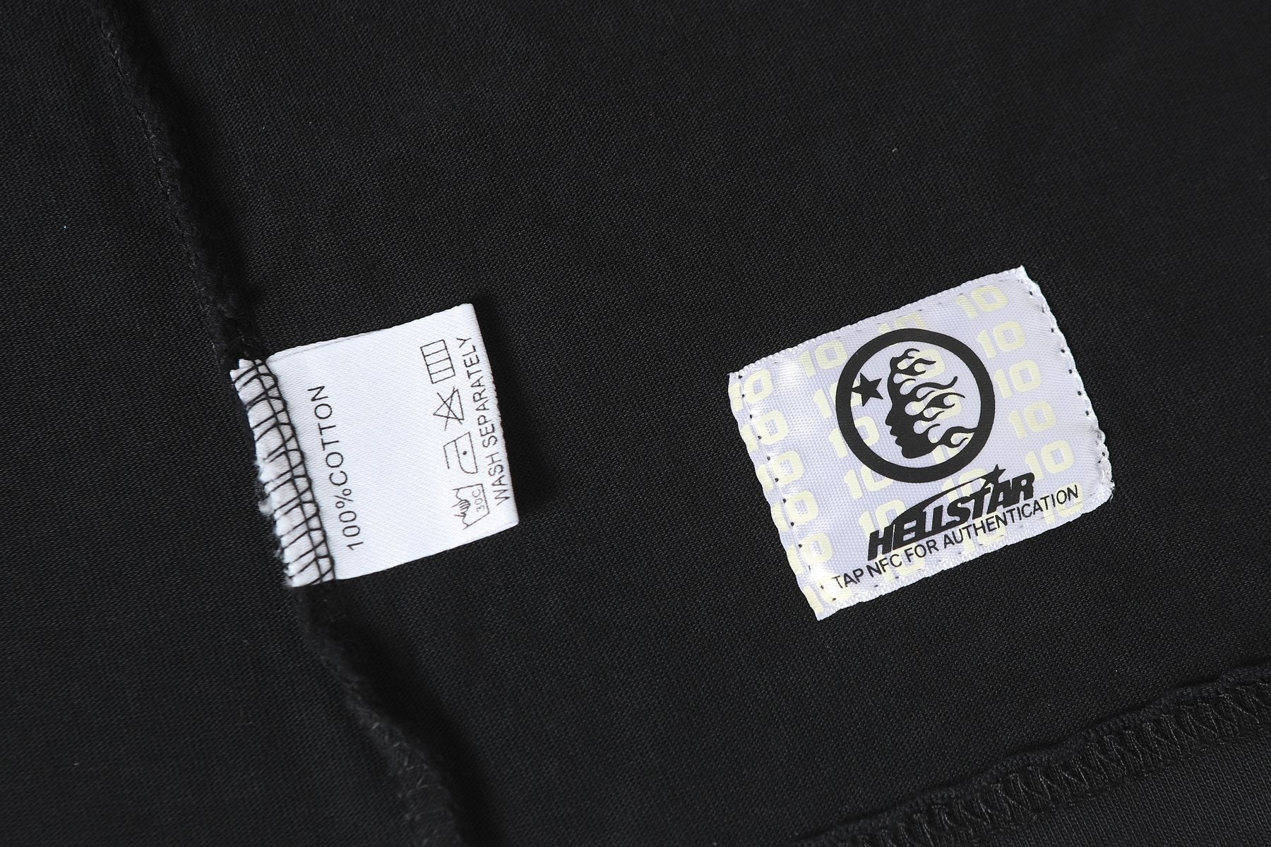 Hellstar Records Graphic Short-Sleeve T-Shirt — neck_label