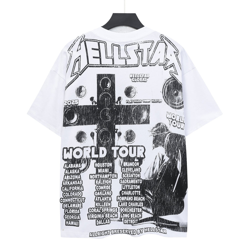 Hellstar Path to Paradise World Tour Graphic T-Shirt — back