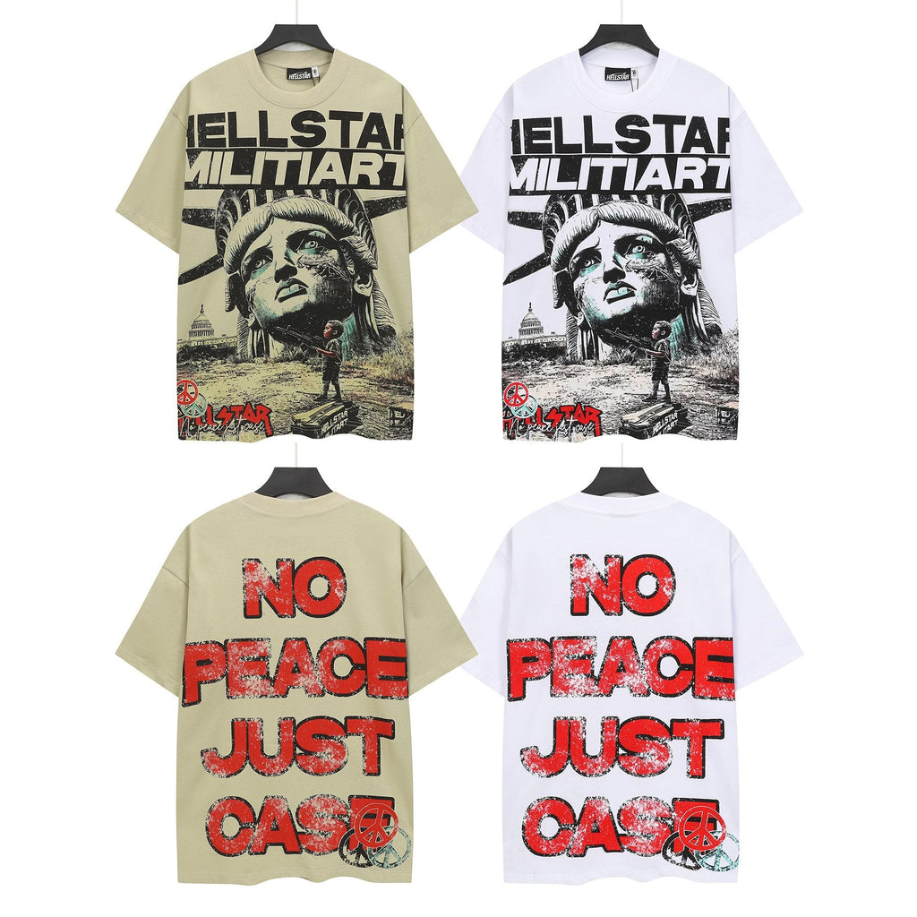 Hellstar Statue Graphic Short-Sleeve T-Shirt — comparison