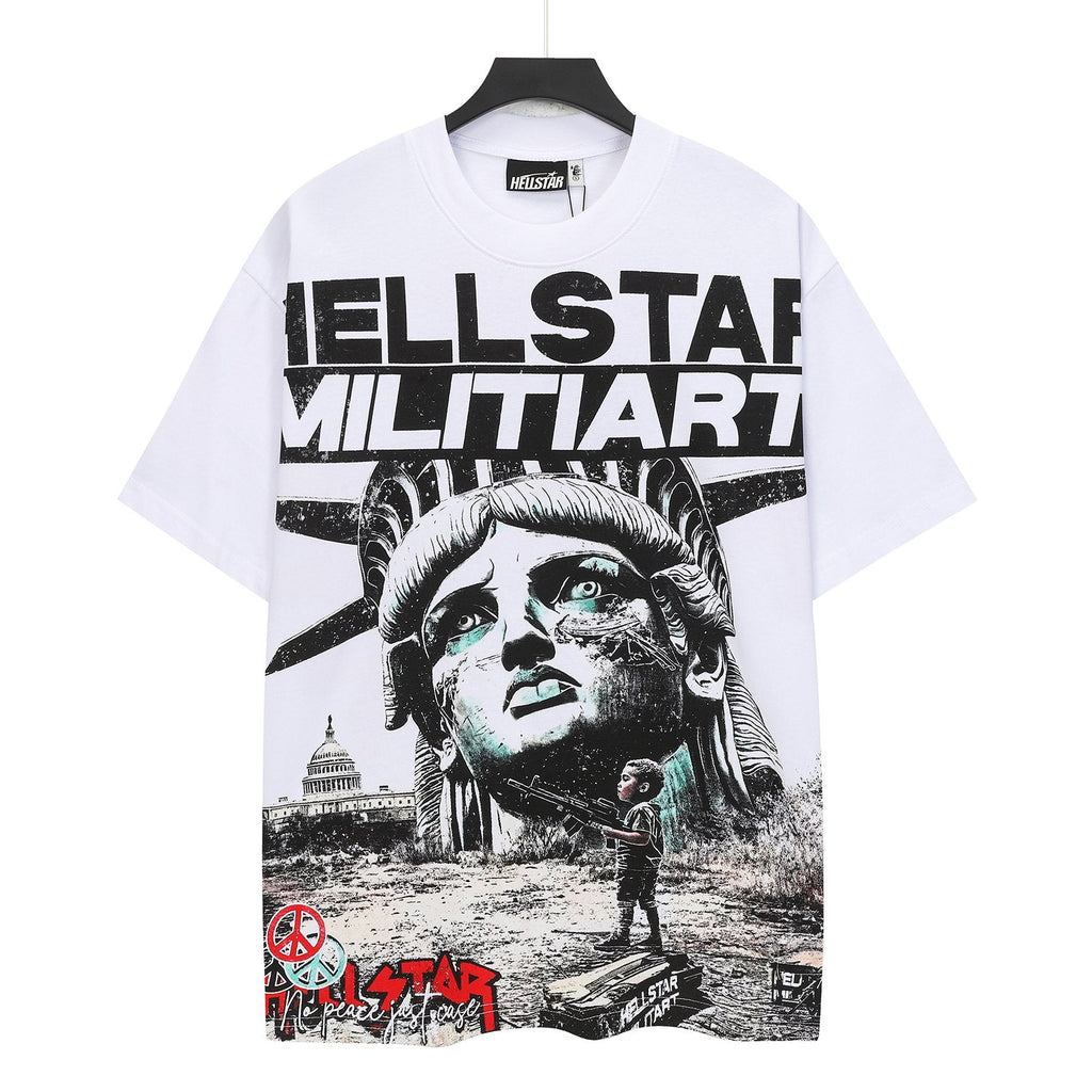 Hellstar Statue Graphic Short-Sleeve T-Shirt — hero