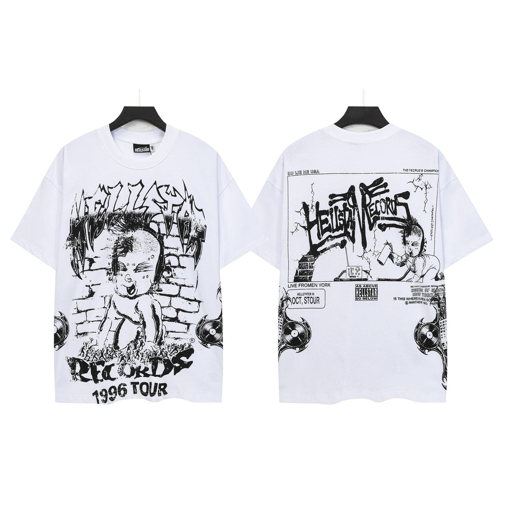 Hellstar Front & Back Graphic Short-Sleeve T-Shirt — front