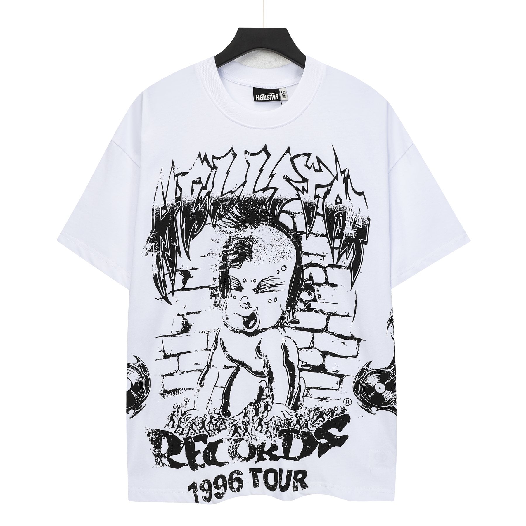 Hellstar Front & Back Graphic Short-Sleeve T-Shirt — front