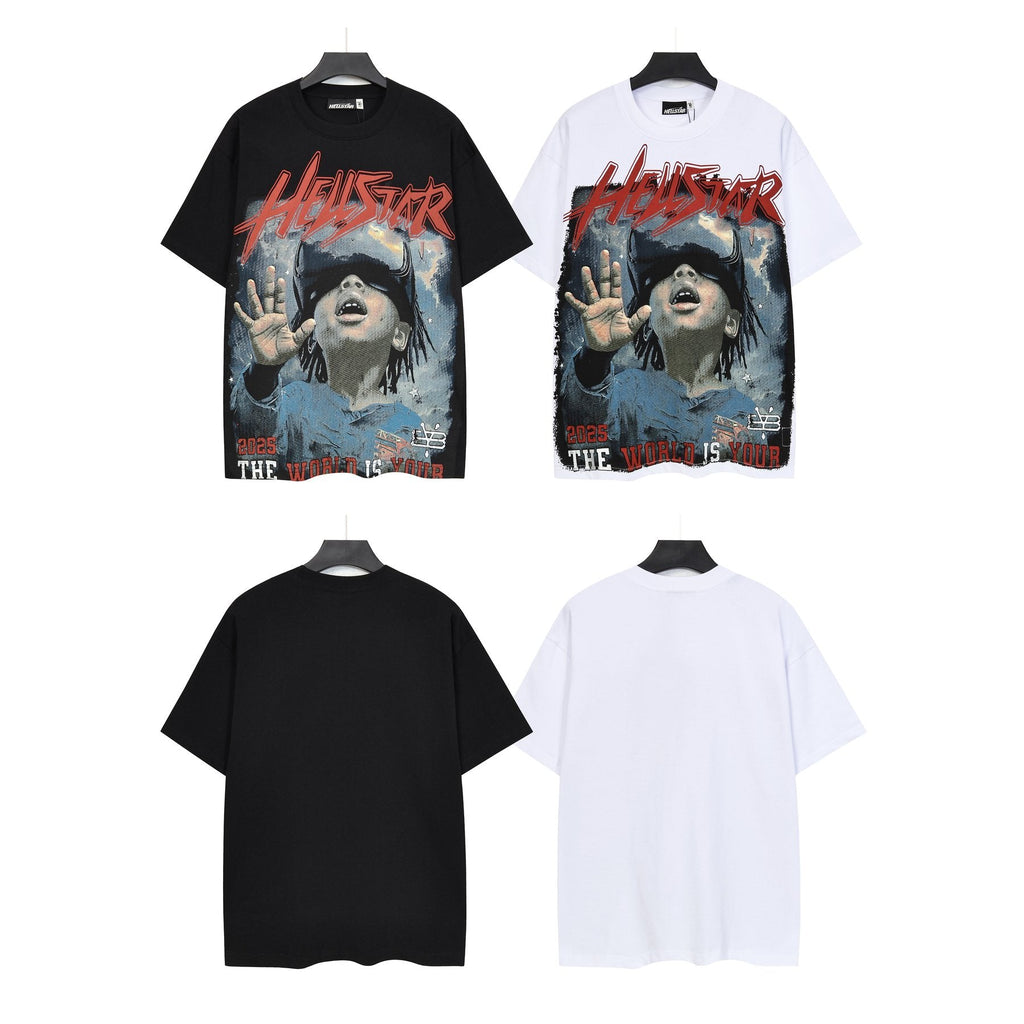 Hellstar Front Graphic Short-Sleeve T-Shirt — comparison