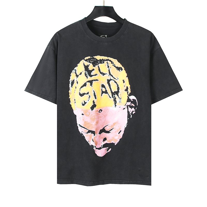 Hellstar Flame Star Face Graphic T-Shirt — front