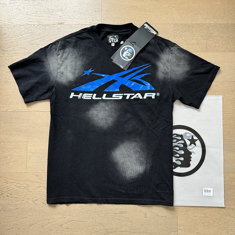 Hellstar Washed Black Graphic T-Shirt — context