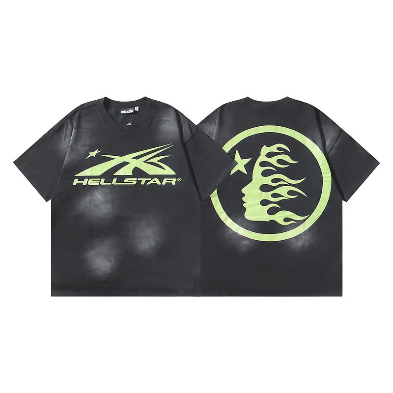 Hellstar Head & Flame Graphic T-Shirt — hero