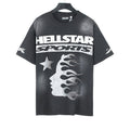 Hellstar Distressed Star & Flame Graphic T-Shirt — hero