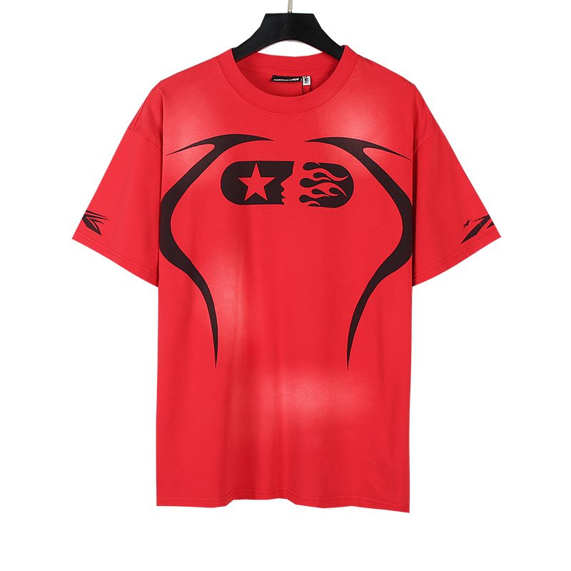 Hellstar Flame Number 11 Graphic Short-Sleeve Set — front