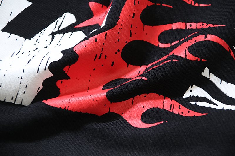HELISTAR Flame Graphic Short-Sleeve T-Shirt — detail
