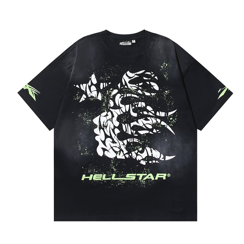 Hellstar Distressed Graphic Short-Sleeve T-Shirt — hero
