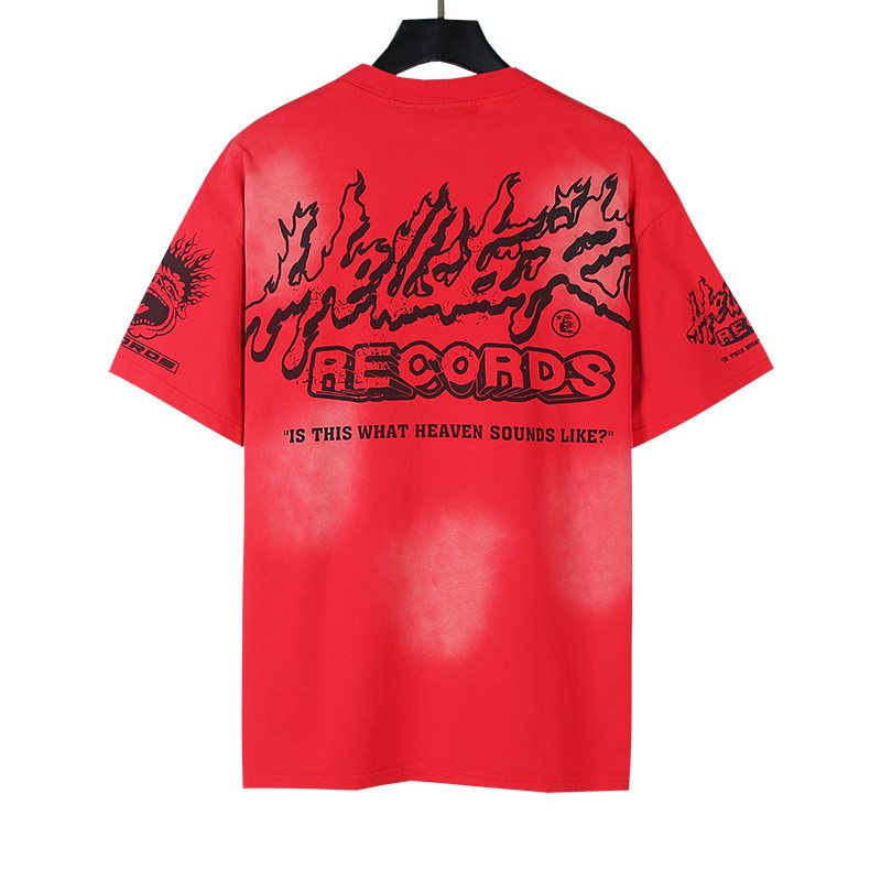 Hellstar Flame Graphic T-Shirt — back
