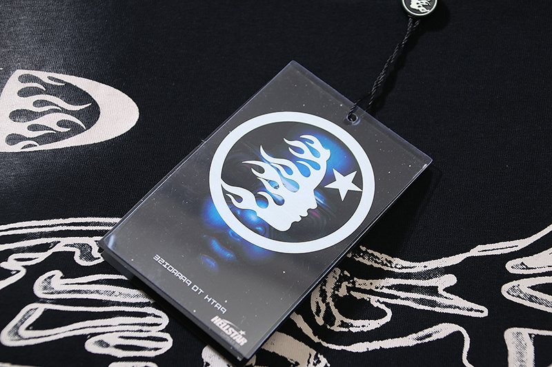 Hellstar Flame Hem Graphic T-Shirt — hang_tag