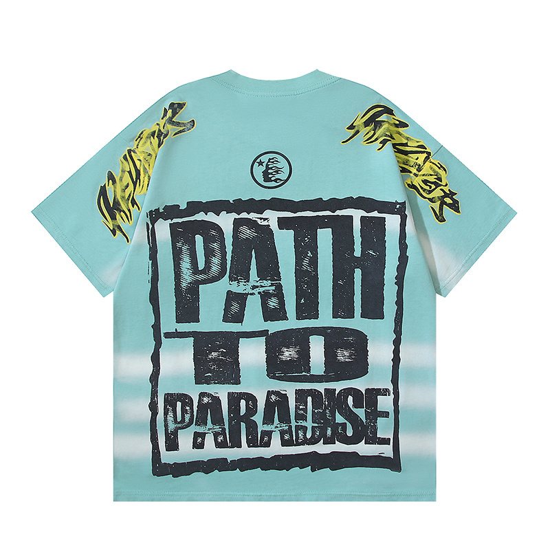 Hellstar Path to Paradise Skull Graphic T-Shirt — back
