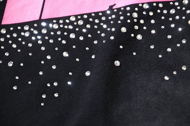Hellstar Rhinestone Graphic Short-Sleeve T-Shirt — detail