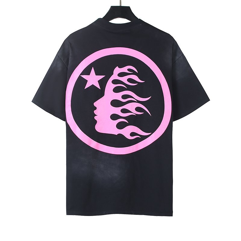 Hellstar Rhinestone Graphic Short-Sleeve T-Shirt — back