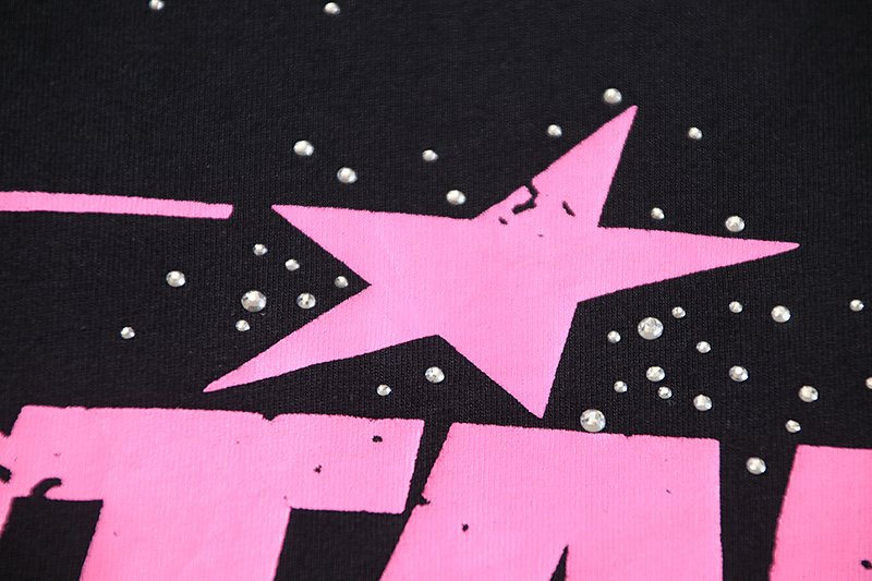 Hellstar Rhinestone Graphic Short-Sleeve T-Shirt — detail