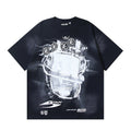Hellstar Distressed Helmet Motorcycle Graphic T-Shirt — hero