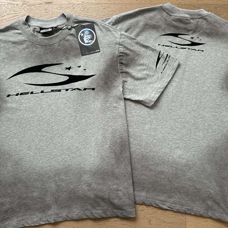 Hellstar Washed Graphic Short-Sleeve T-Shirt — context