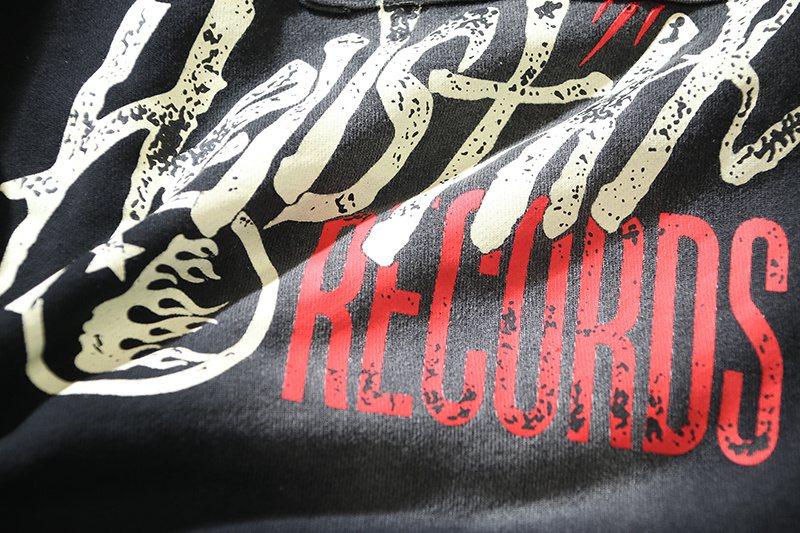 Hellstar Records Graphic Washed Shorts — detail