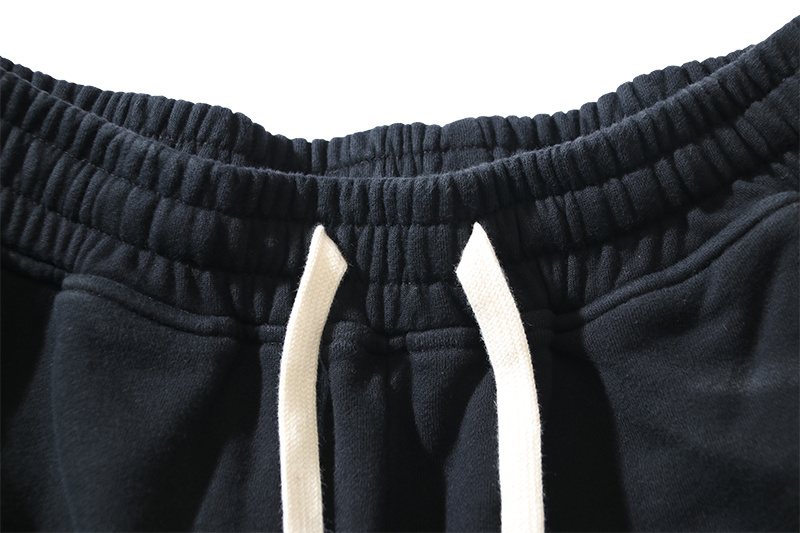 Hellstar Washed Logo Graphic Sweat Shorts - Black — detail