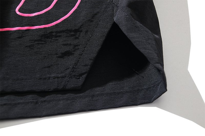Hellstar Pink Graphic Drawstring Shorts — detail