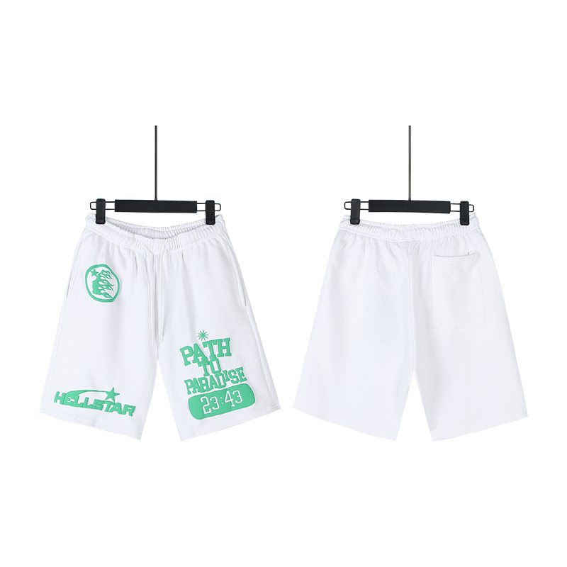 Hellstar Flame Graphic Shorts — front