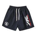 Hellstar Navy Graphic Drawstring Shorts — hero