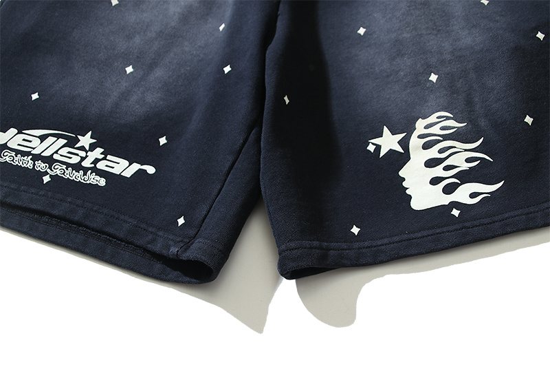 Hellstar Cold as Paradise Star Graphic Shorts — detail